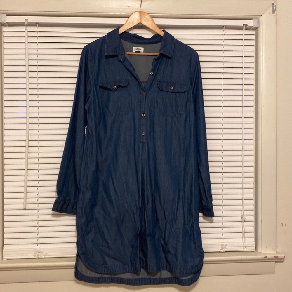 Old Navy Large Blue Jean Dress